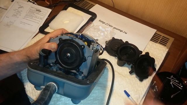 Ремкомплект для компрессора SECOH EL 60n Часть 2 Установка смотреть онлайн