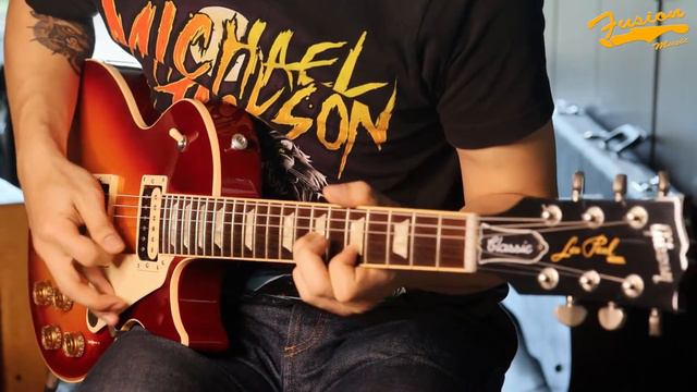 Gibson Les Paul Classic 2017 T Heritage Cherry Sunburst | Demo смотреть онлайн