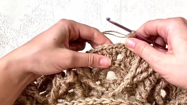 Бесплатный МК ковер из джута Улита 22 ряд. Free master class carpet made of jute Julitta 22 row смотреть онлайн