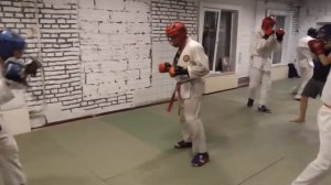 Тренировка по АРБ, спарринг по армейскому рукопашному бою.