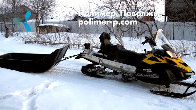 Сани для снегоходов, сани волокуши, рыбацкие сани, snowcoach Sky Viking смотреть онлайн