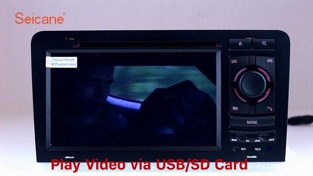 OEM 2003-2011 Audi A3 S3 Radio GPS Navigation DVD Player with USB SD SWC смотреть онлайн