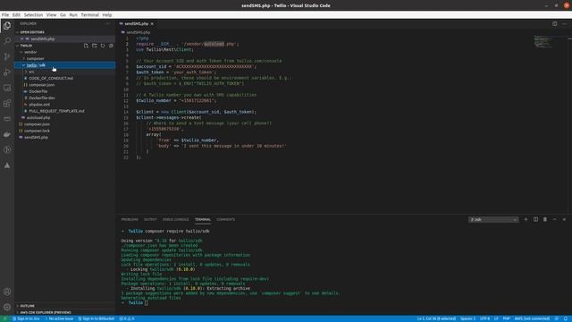 Cómo Enviar Mensajes de Texto con la API de Twilio y PHP смотреть онлайн