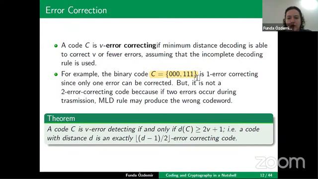 Cebir Çalıştayı | Funda Özdemir | Coding and Cryptography in a Nutshell смотреть онлайн