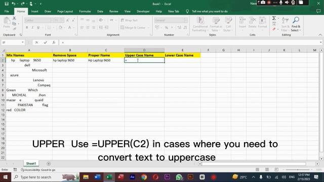 Convert your Data in lower, Upper and Remove Space| Excel Data |@dailybites-db смотреть онлайн