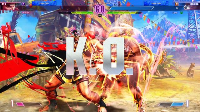 Gameplay Street Fighter 6 Marisa vs Ryu XBOX SERIES S смотреть онлайн