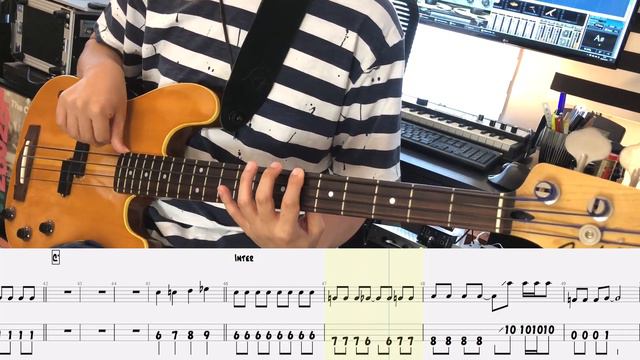 【tab譜有】 カブトムシ / aiko ベース カバー リズム隊のみ / 弾いてみた タブ譜 Bass Cover смотреть онлайн