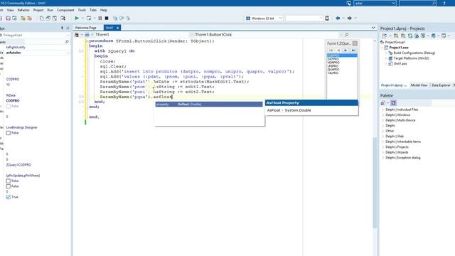 INCLUSÃO DE DADOS COM ZEOS - DELPHI 10.3 смотреть онлайн