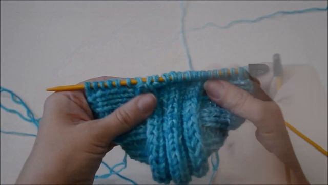 Бесшовные следки двумя спицами смотреть онлайн