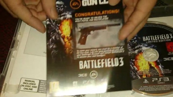 Nostalgamer Unboxes Battlefield 3 Three Limited Edition On Sony Playstation 3 Three UK PAL System