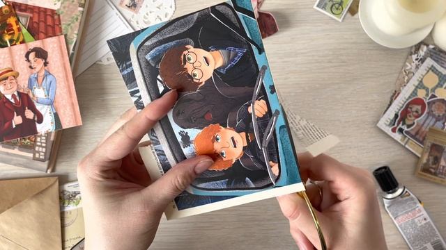 Оформление открытки на тему Гарри Поттера | Postcrossing смотреть онлайн