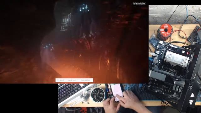 nVidia RTX 3070 FE founders edition unboxing and synthetic benchmarks смотреть онлайн