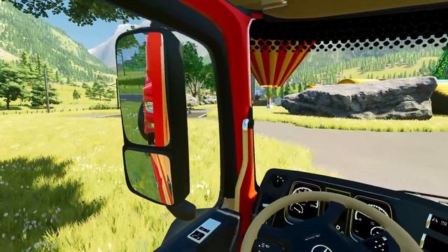 LOADING CEMENT TRUCKS & TRANSPORTING with MERCEDES TRUCKS CHALLENGE - Farming Simulator 22 смотреть онлайн
