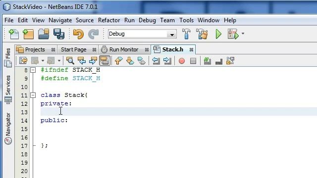 How to Create a Stack Class Project - ( Part 2 ) - Defining the Private Section of the Stack Class смотреть онлайн