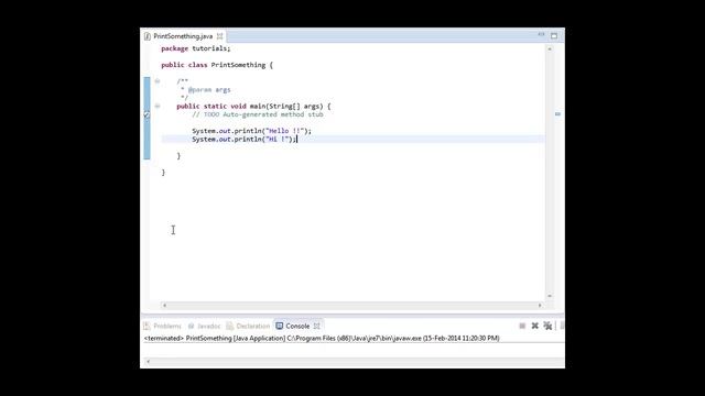 Java Programming Tutorial 3-Difference between print and println смотреть онлайн