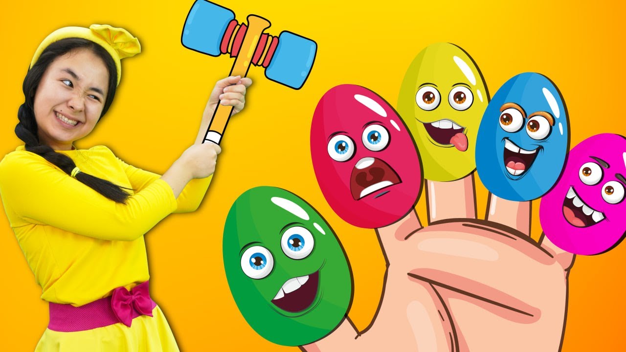 Семейная песня яичных пальцев | Сюрприз яйца | Tutti Frutti Kids Songs смотреть онлайн