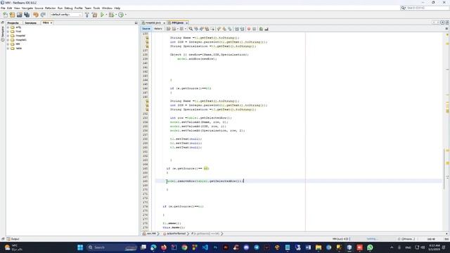Make an delete data button in JTable in GUI Java without drag and drop смотреть онлайн