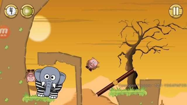 Гоооволомка Snoring Elephant Puzzle - Level 1-17 Дикий запад