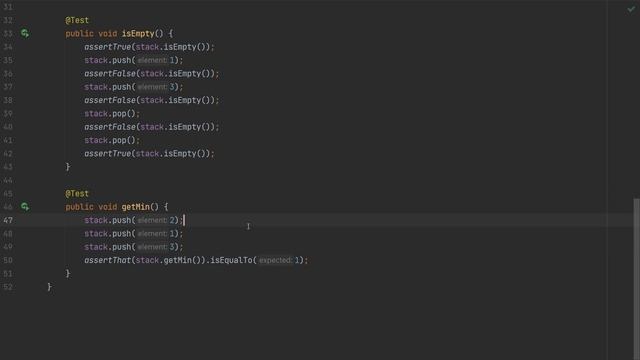 Стек с поддержкой определения минимального элемента за O(1) смотреть онлайн