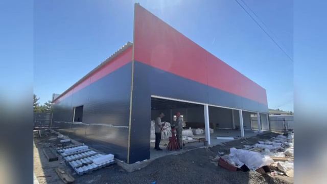 быстровозводимые ангары навесы с металлоконструкцией 8988-563-43-33 Владимир