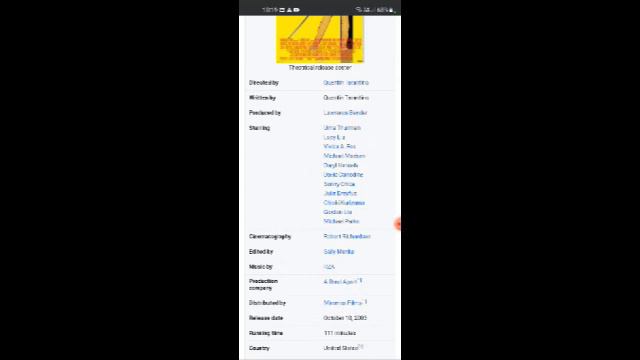 Kill Bill: Volume 1 Full Movie Facts & Review In English /  Uma Thurman / Lucy Liu