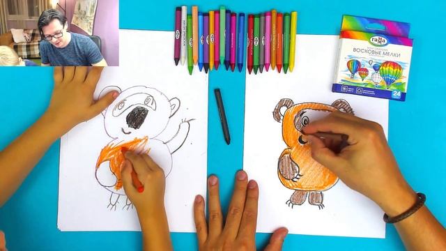 Как нарисовать Винни Пуха из мультика - рисуем с Павликом смотреть онлайн