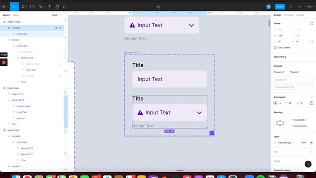 Figma / How to Create Input Fields With Auto Layout & Variants смотреть онлайн