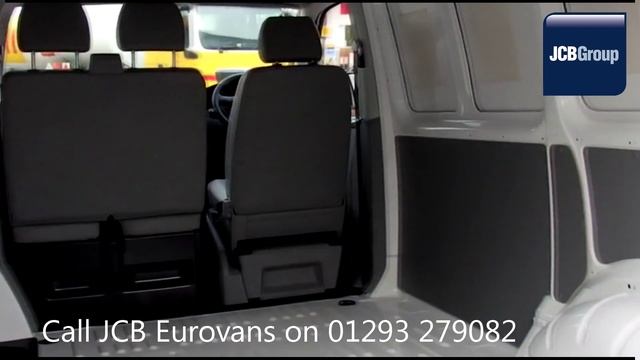 2013 Volkswagen Transporter T28 TDI P/V STARTLINE 2l White FP63VLK for sale at JCB Eurovans Crawley смотреть онлайн