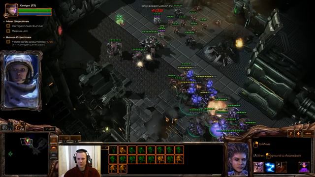 Starcraft 2 - HotS Campaign Part 18 смотреть онлайн