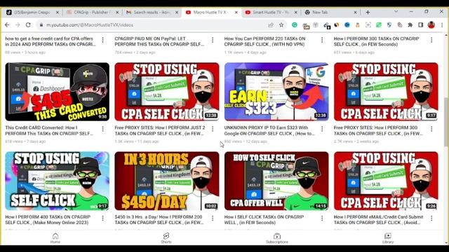 $200/Day CPA Marketing Self-Clicking Method | Self-clicking proof | scam or legit? Part 2 смотреть онлайн