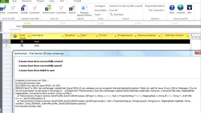 Jira MS Project Connector Error смотреть онлайн