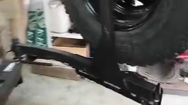 Бампер с калиткой для запаски SsangYong Actyon смотреть онлайн