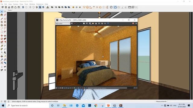 Daylight Rendering in SketchUp with V-Ray | Sketchup Tutorial 08 | Daylight settings for Beginners смотреть онлайн