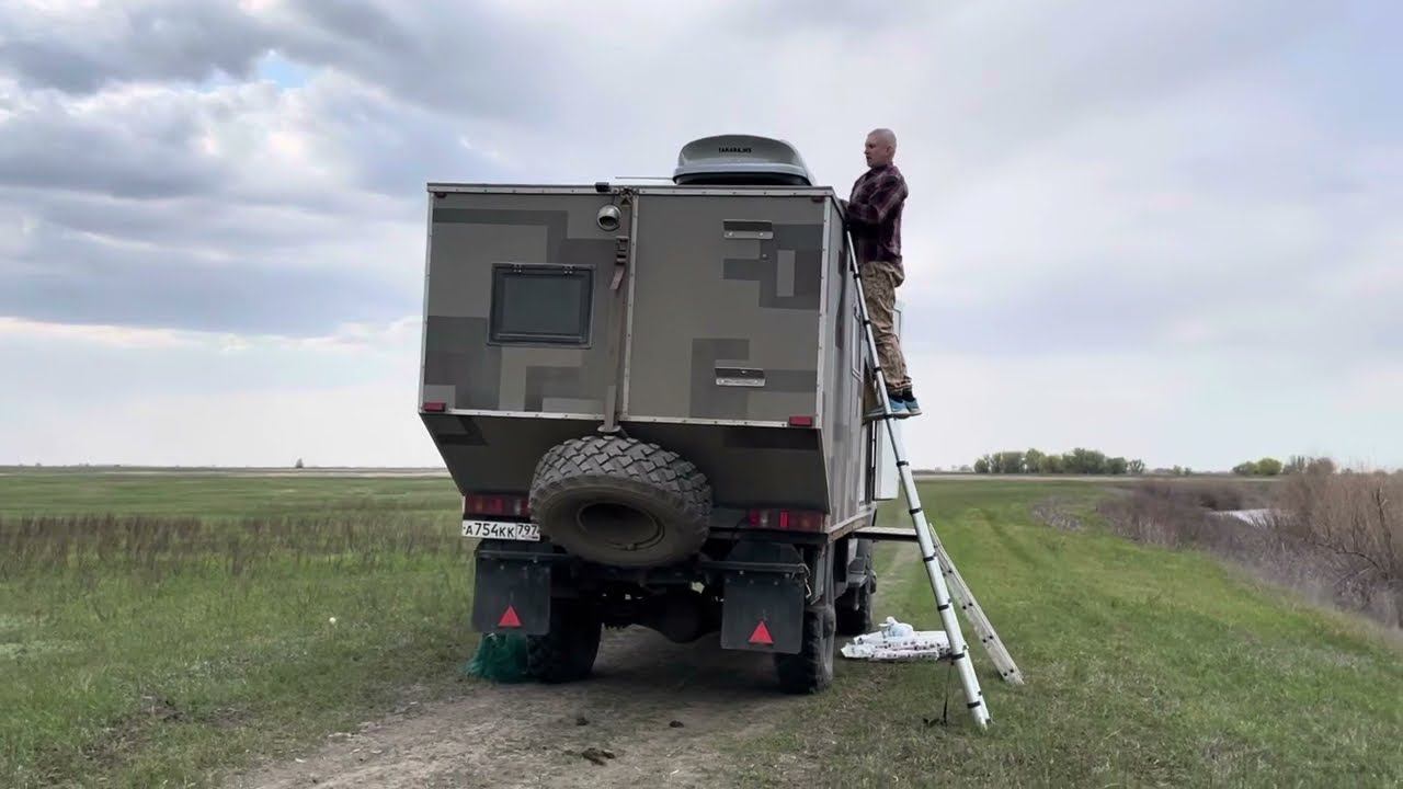 Места много не бывает! Ставим кофр на крышу ГАЗ «Садко Next» смотреть онлайн