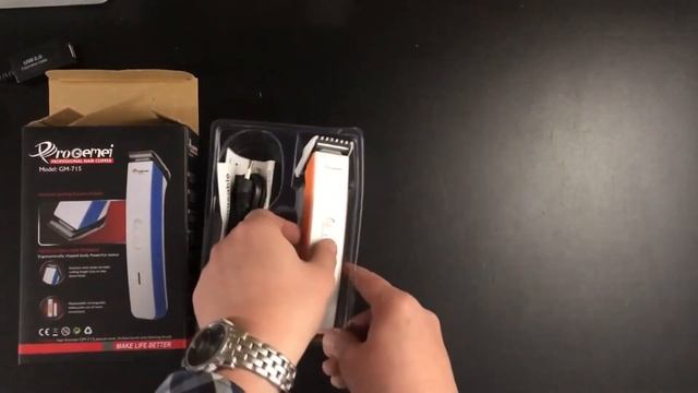 Машинка для стрижки GEMEI GM-715 смотреть онлайн