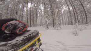 Ходовые испытания снегохода Торос и двухгусеничного мотовездехода Циклон Twin Track