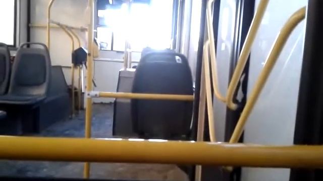 Поездка на троллейбусе БКМ 9124 на маршруте №53 02.01.2016 смотреть онлайн