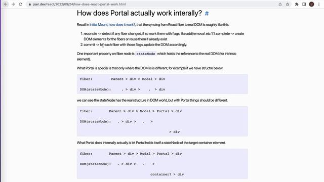 React Internals Deep Dive 26 - How does Portal work internally? смотреть онлайн