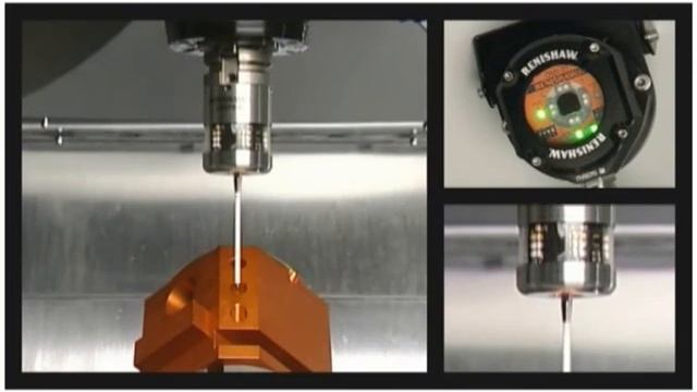Контроль размеров детали с помощью щупа Renishaw OMP 60 смотреть онлайн