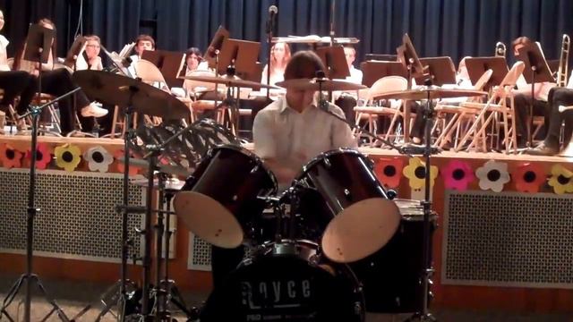 13 Year old Johnpaul Vega Drum Solo OL Smith Concert смотреть онлайн