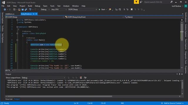 C# Tutorial - How the static fields work смотреть онлайн