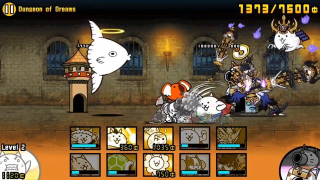 Battle Cats : SOL 1-34-3 : Suburbs of the Dead (4 Crowns Stars) : Dungeon of Dreams (Wave) смотреть онлайн