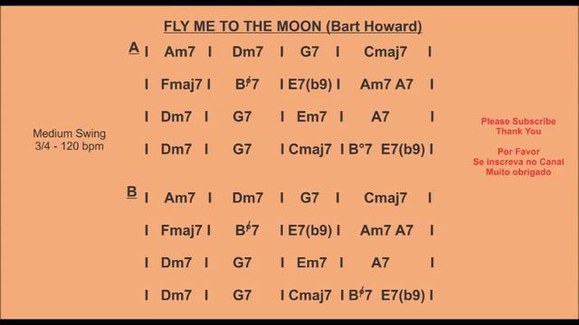 Fly me to the moon - Backing Track / Play-Along смотреть онлайн