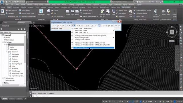 CREAR ALINEAMIENTO│ TUTORIAL AUTOCAD CIVIL 3D 2018 смотреть онлайн