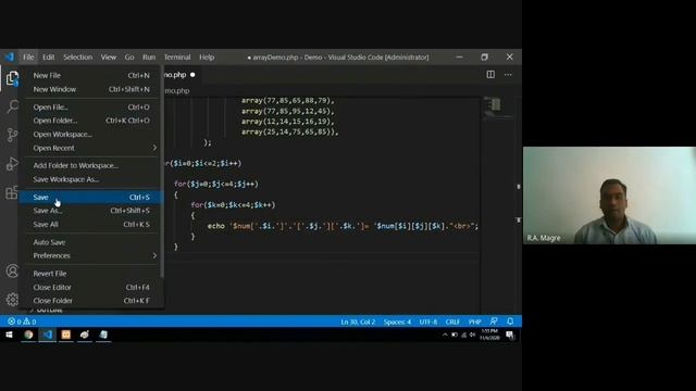 3d index array in php | index array in php | index array example | php course in hindi смотреть онлайн