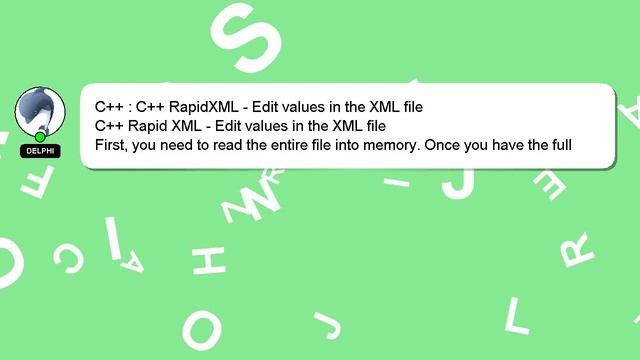 C++ : C++ RapidXML - Edit values in the XML file смотреть онлайн