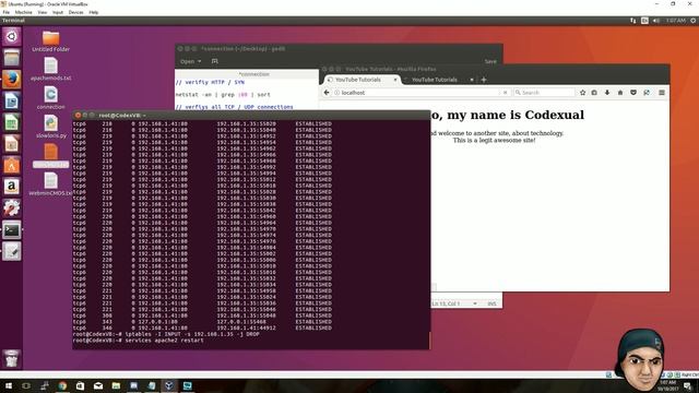 How to stop DoS / DDoS attack on your Web / Home Server - Ubuntu смотреть онлайн