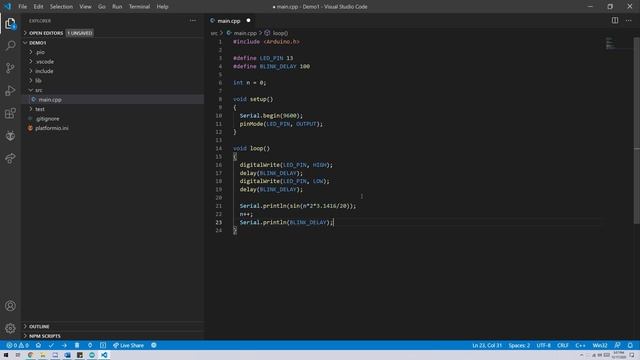 Using Git with VS Code and PlatformIO смотреть онлайн