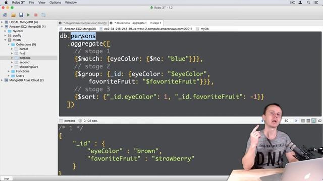 27 Aggregation Example 14 $limit, $match and $group - MongoDB Aggregation Tutorial смотреть онлайн