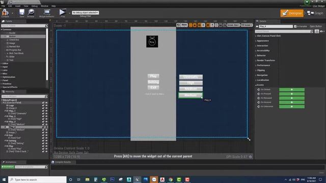Unreal Engine: How to create the MENU GAME смотреть онлайн